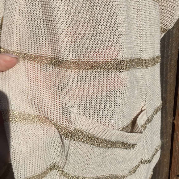 H&M gold and cream cardigan - Picture 7 of 7